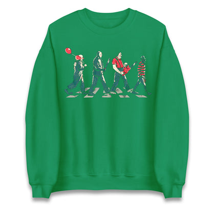 Horror Characters Friends Spoof Halloween Unisex Sweatshirt