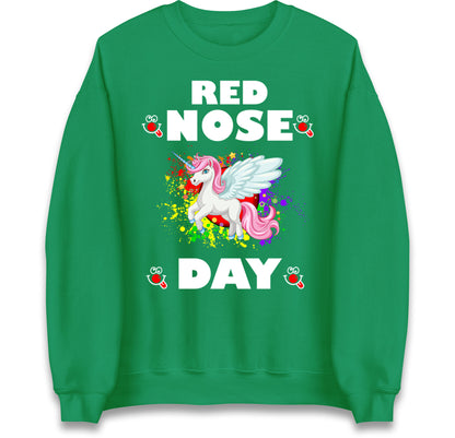 Unicorn Red Nose Day Jumper