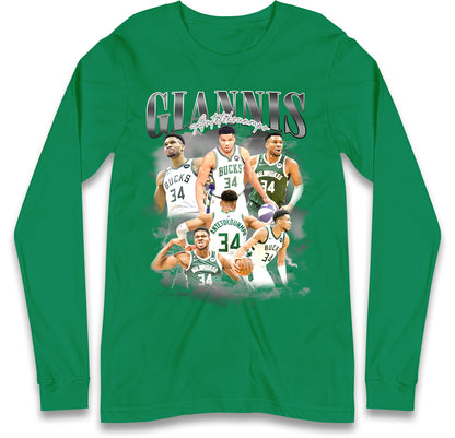 Giannis Antetokounmpo Long Sleeve T Shirt
