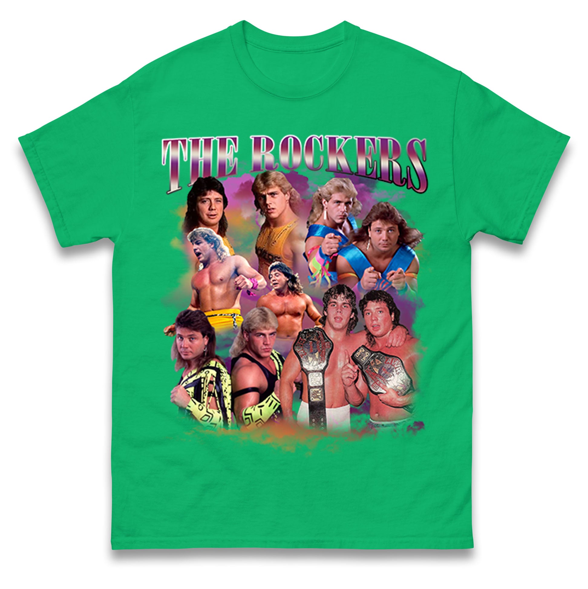 WWF The Rockers T Shirt | Shop Shawn Michaels \u0026 Marty Jannetty Tees –  Spoofytees
