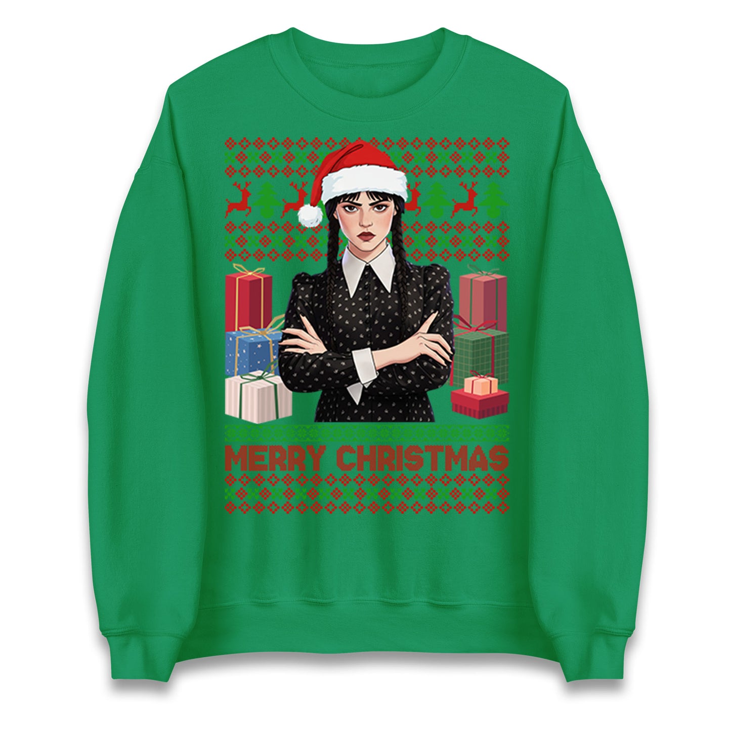 Wednesday Addams Christmas Jumper