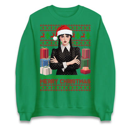 Wednesday Addams Christmas Jumper
