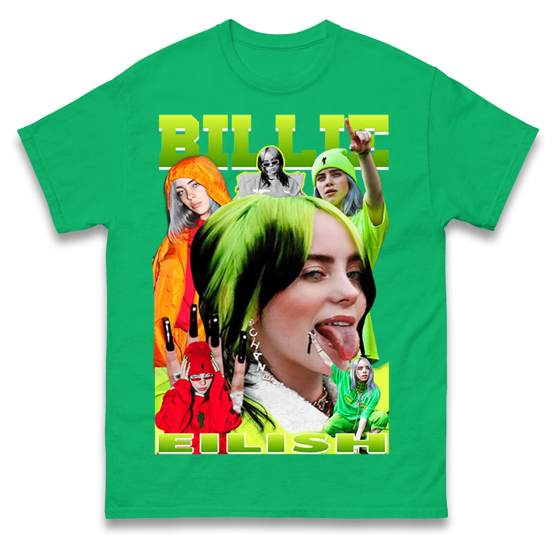Billie Eilish Green T Shirt