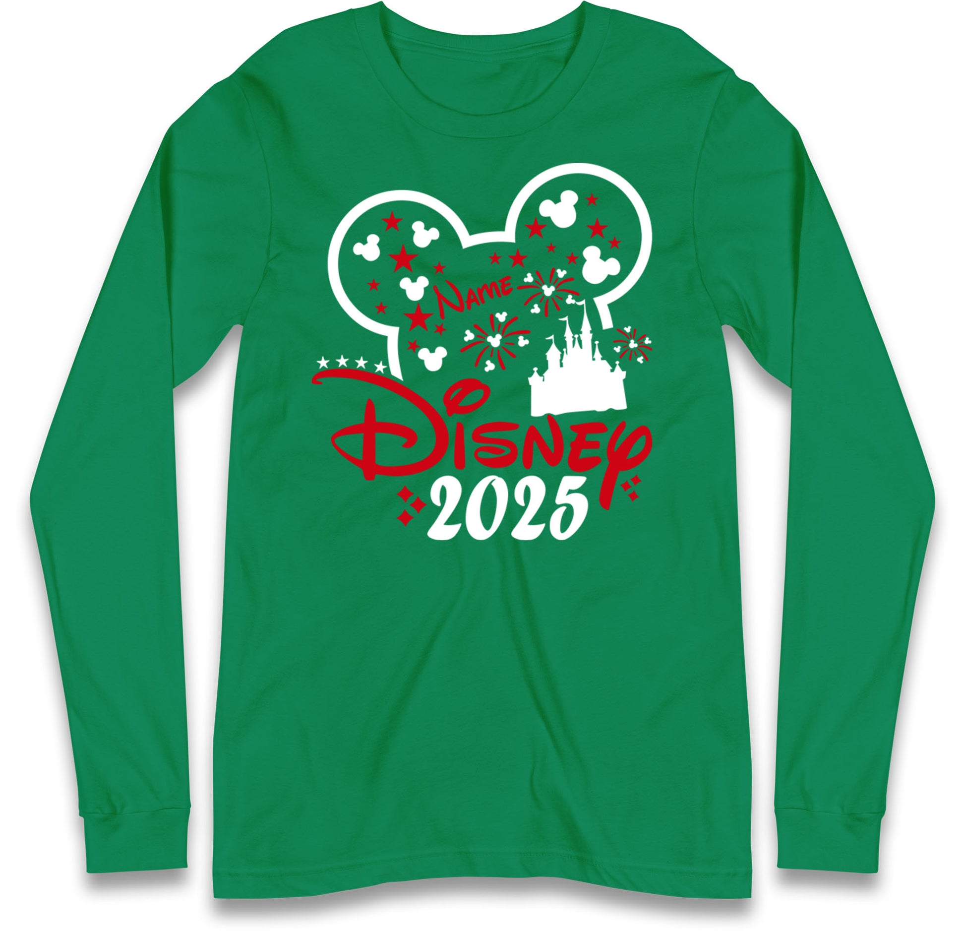 Mickey Mouse Castle Long Sleeve T Shirt