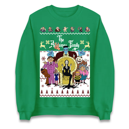 Scary Addams Christmas Jumper