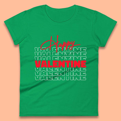 Happy Valentine Day Womens T-Shirt