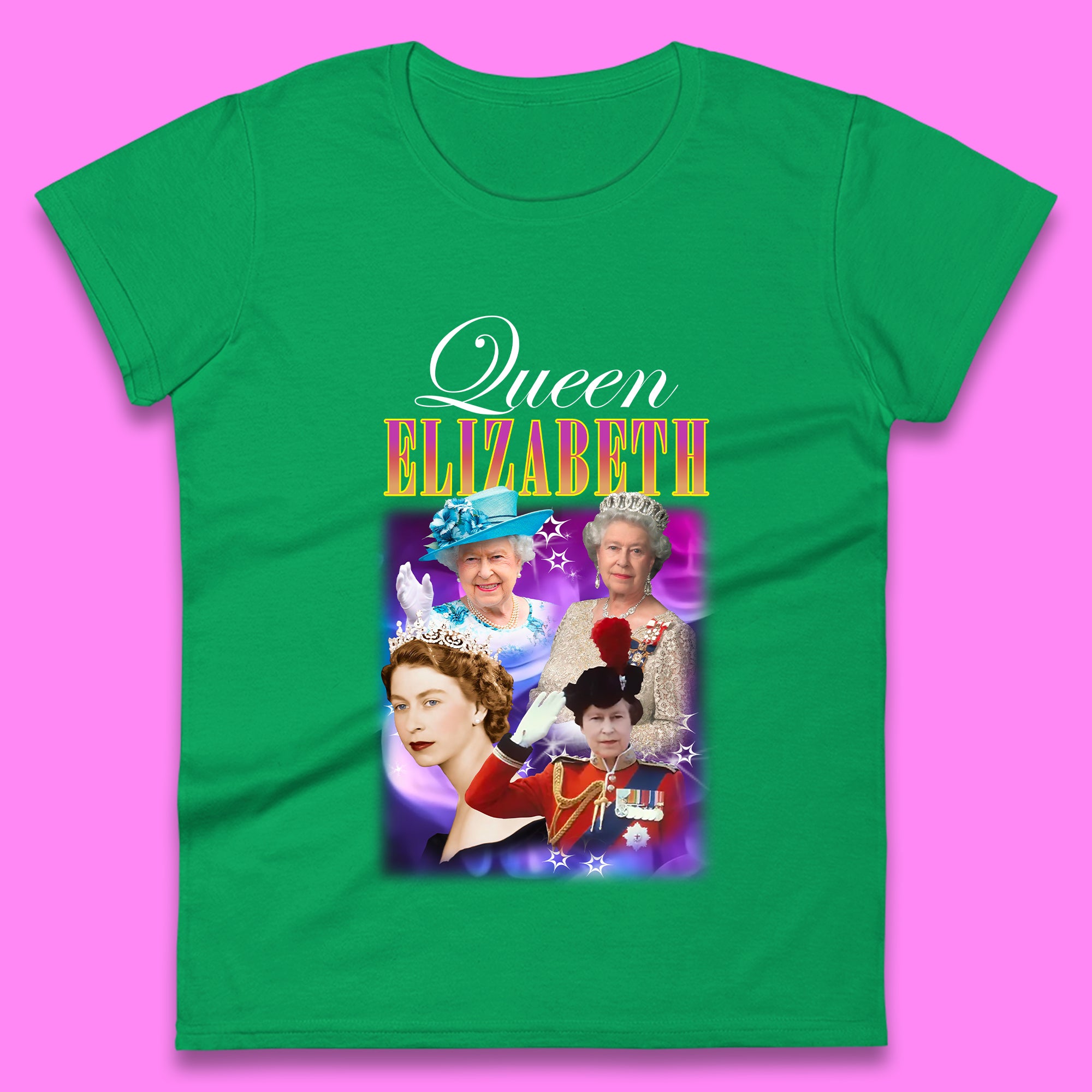 Queen Elizabeth Womens T-Shirt