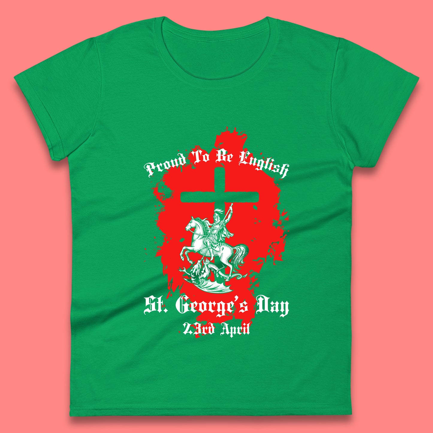 St. George's Day Womens T-Shirt