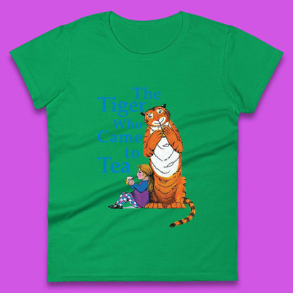 Ladies Tiger Who Came To Tea T Shirts UK