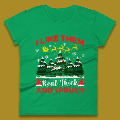 Sprucy Christmas Womens T-Shirt