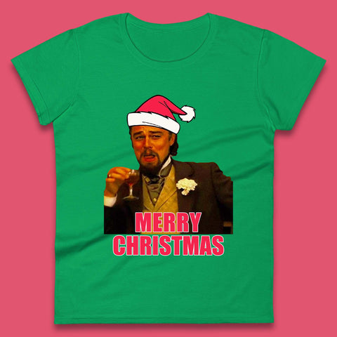 Leonardo DiCaprio Christmas Womens T-Shirt