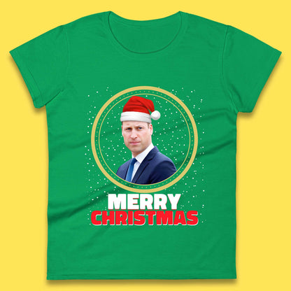 Prince William Christmas Womens T-Shirt