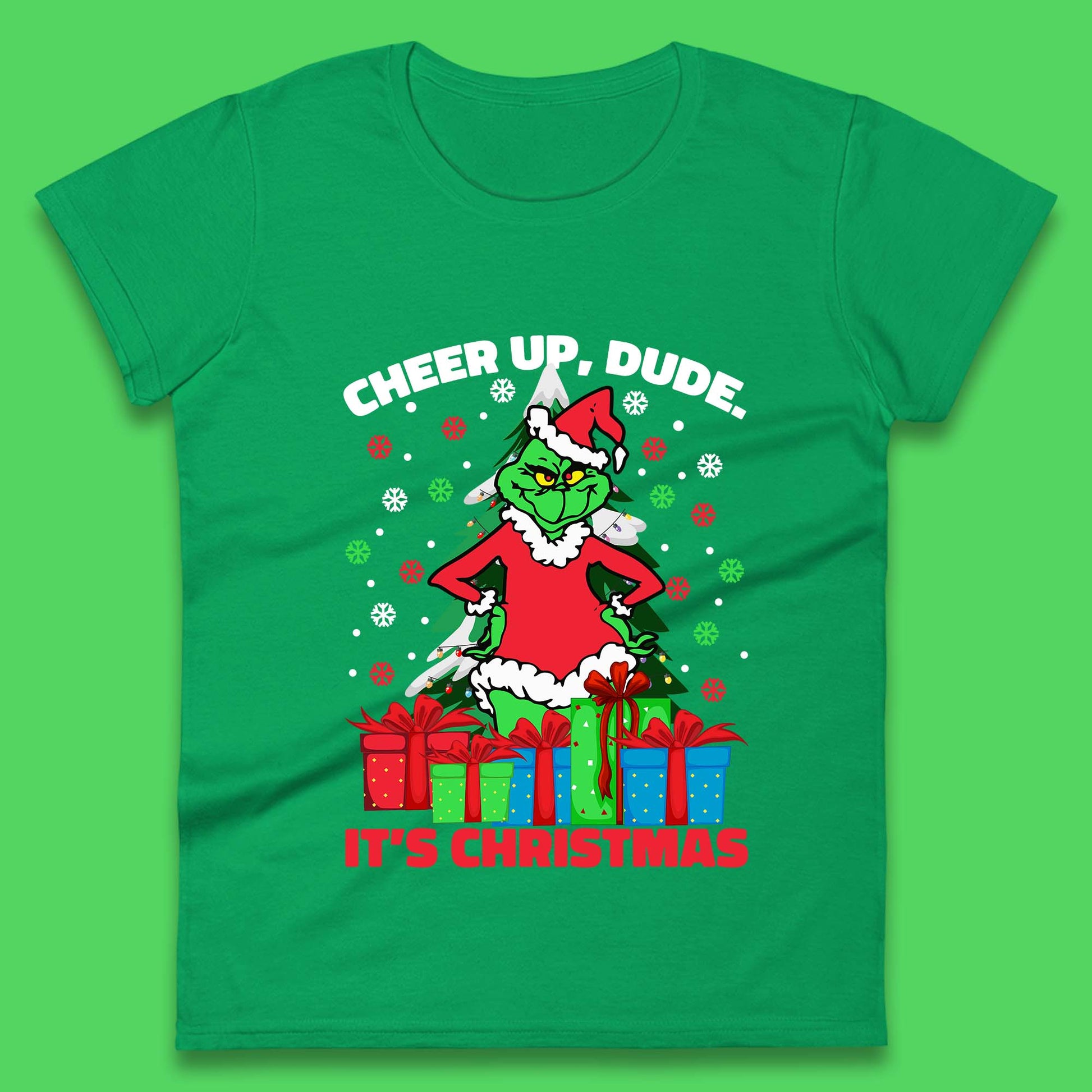 cheer up dude it's christmas womens top