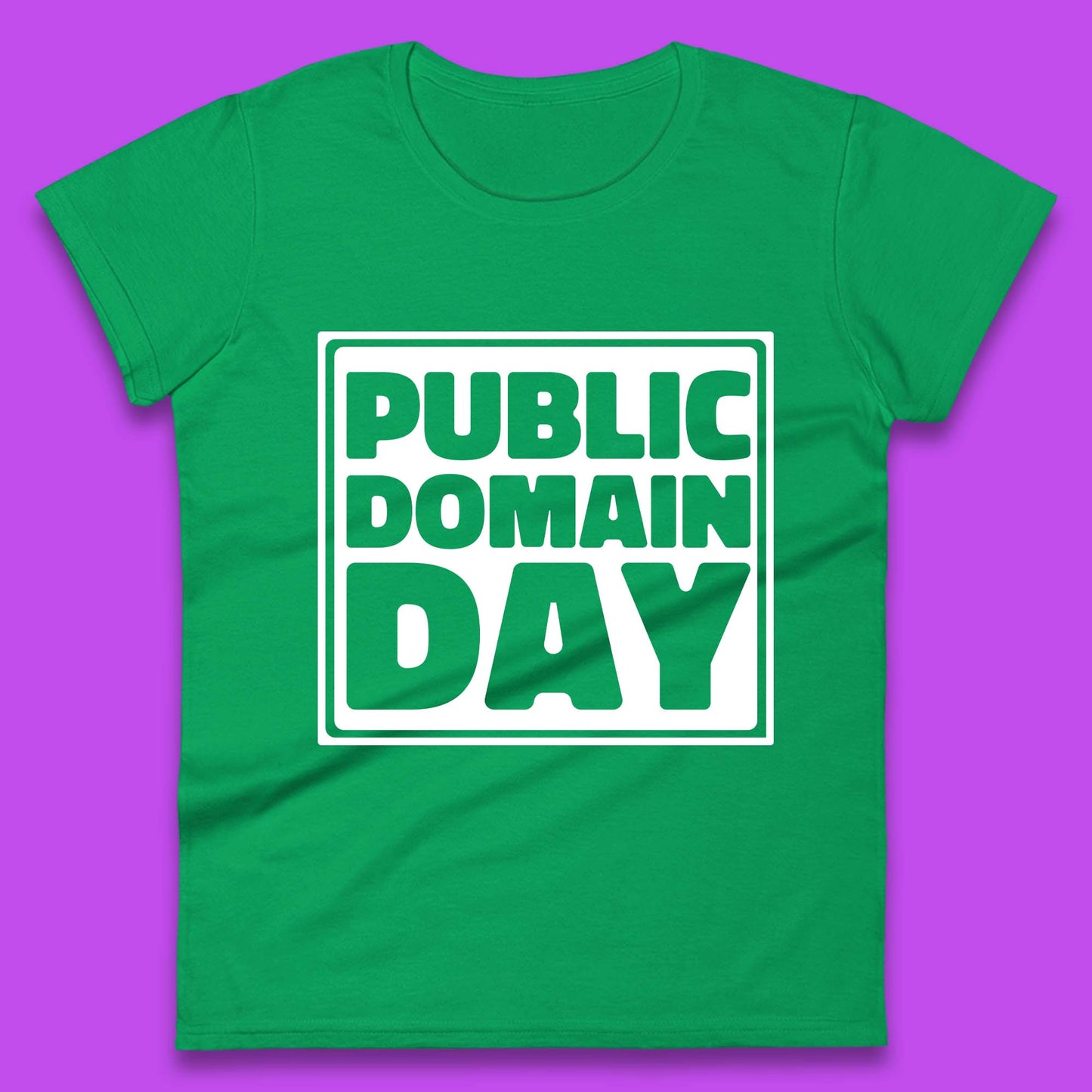Public Domain Day Womens T-Shirt
