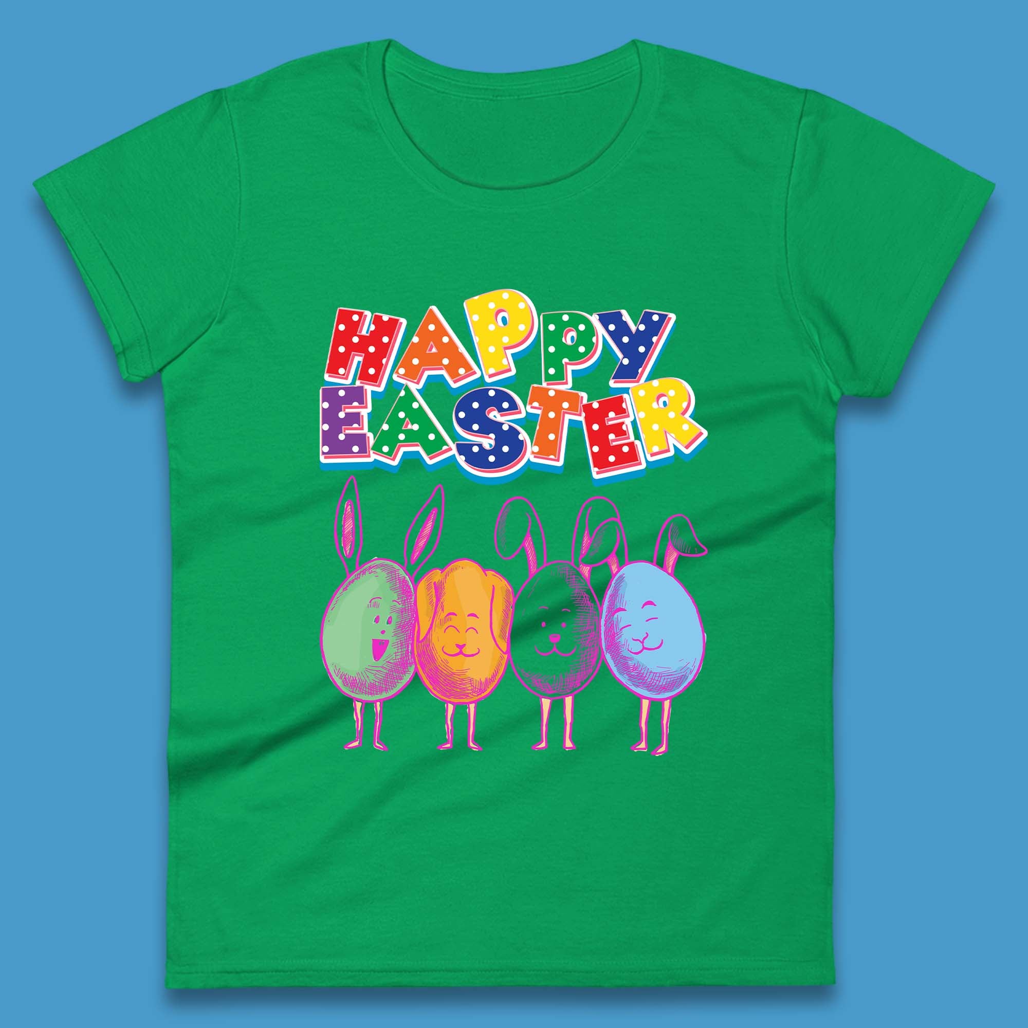 Happy Easter Womens T-Shirt