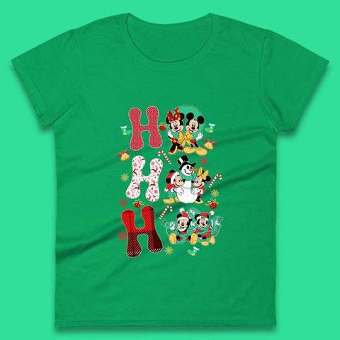 Ladies Minnie Mouse Christmas T Shirt