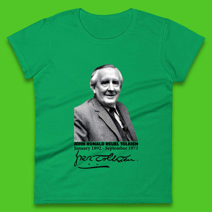 John Ronald Reuel Tolkien Signature Womens T-Shirt