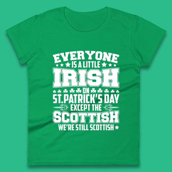Scottish St Patrick's Day Womens T-Shirt