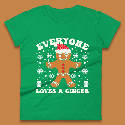 Gingerbread Christmas Womens T-Shirt