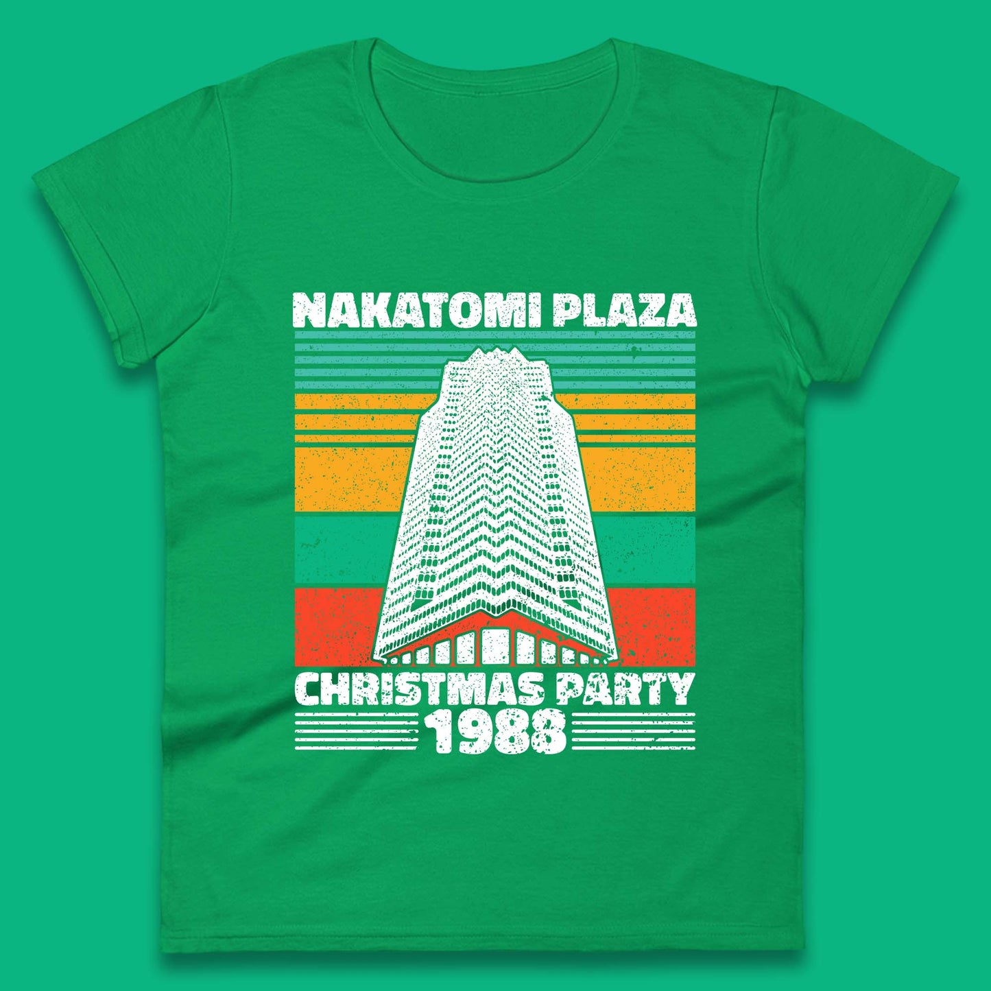Nakatomi Plaza Christmas Party Womens T-Shirt