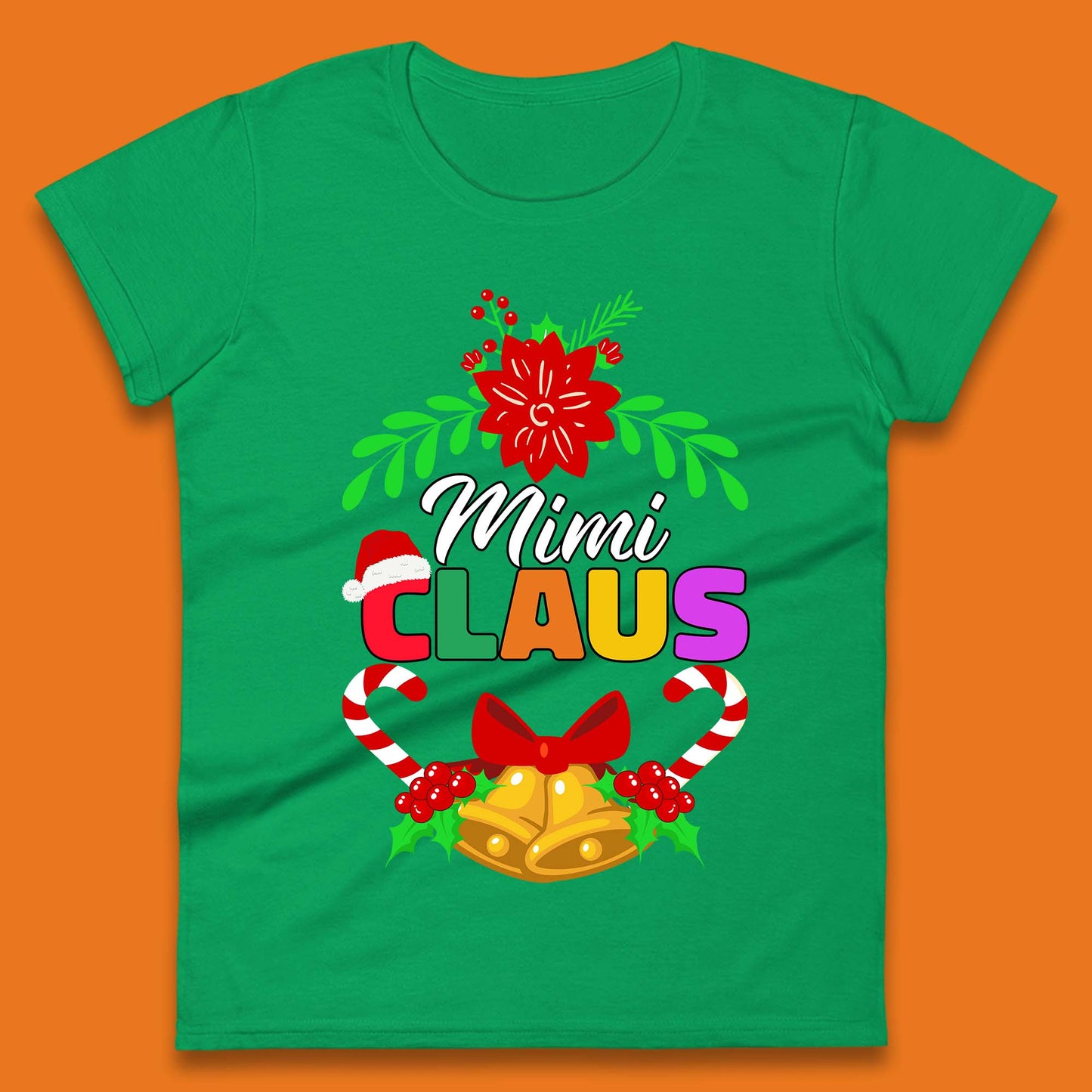 Christmas Mimi Claus Ladies T-Shirt