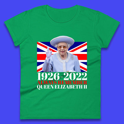 1926-2022 Queen Elizabeth II Womens T-Shirt