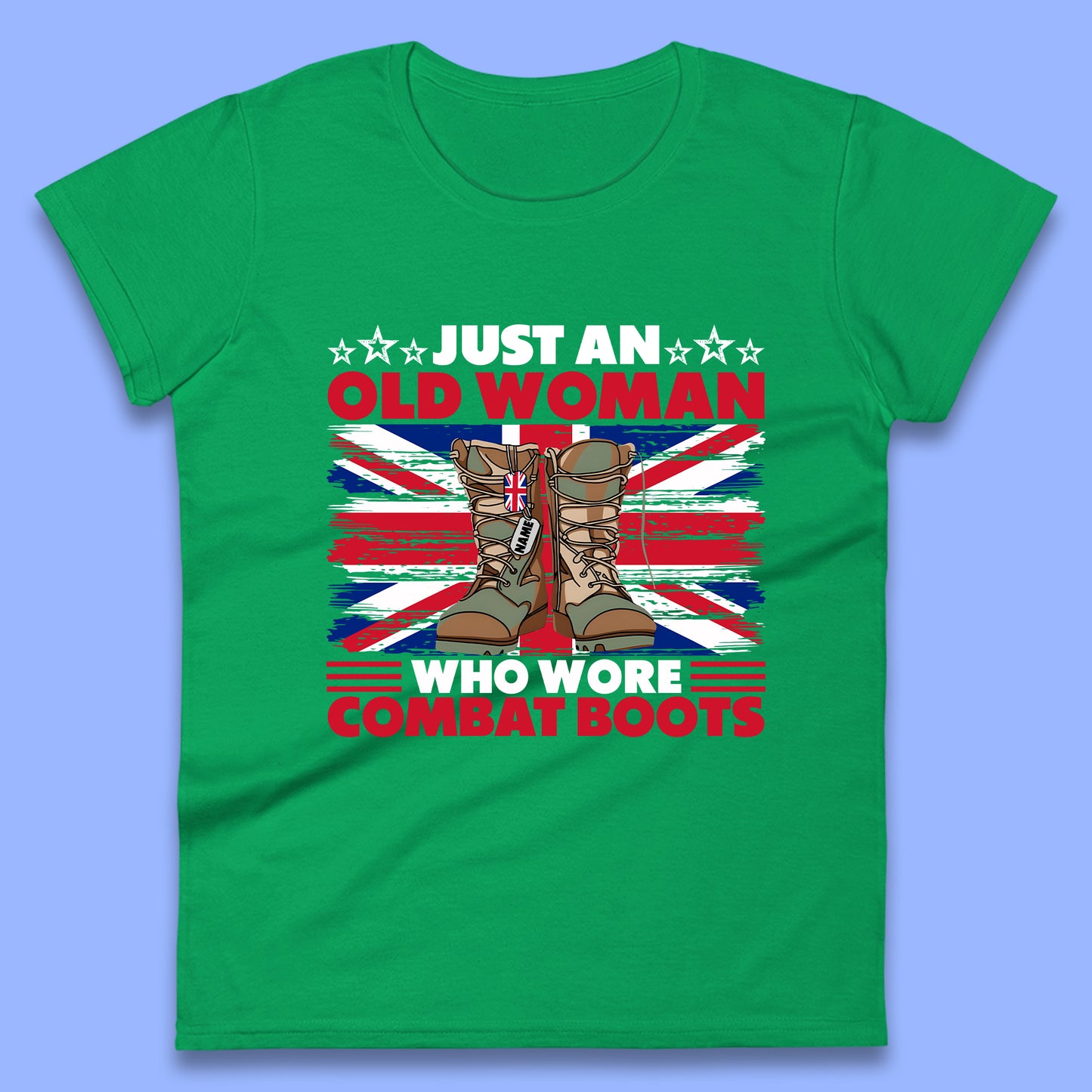 Personalised Just An Old Woman T-Shirt