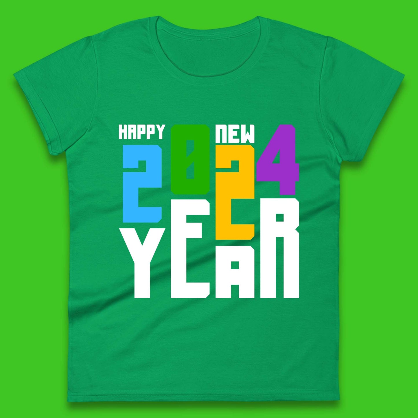 Happy New Year 2024 Womens T-Shirt