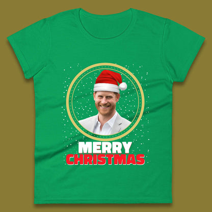 Prince Harry Christmas Womens T-Shirt