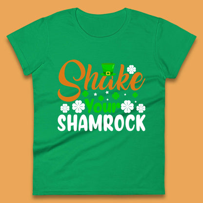 Shake Your Shamrock St Patrick's Day Womens T-Shirt