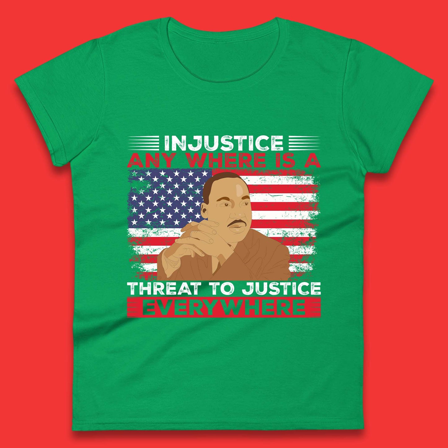 Martin Luther King Quotes Womens T-Shirt