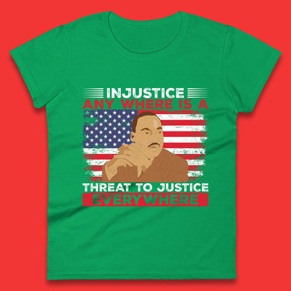 Martin Luther King Quotes Womens T-Shirt