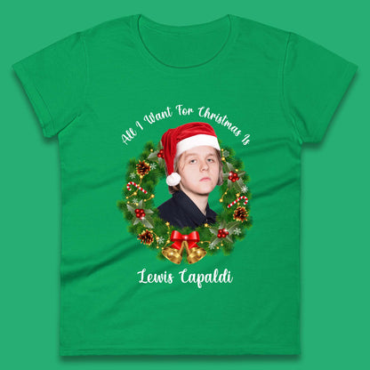 Lewis Capaldi Christmas Womens T-Shirt