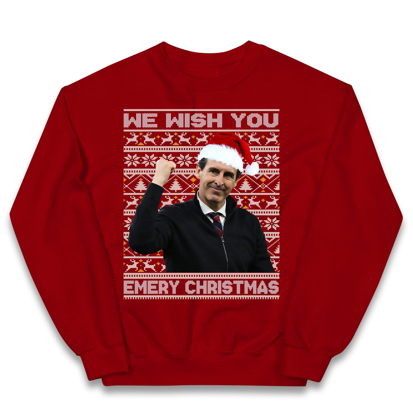 unai emery christmas jumper