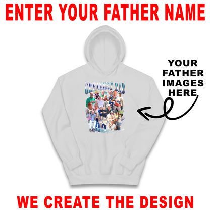 Fathers Day Personalised Kids Hoodie