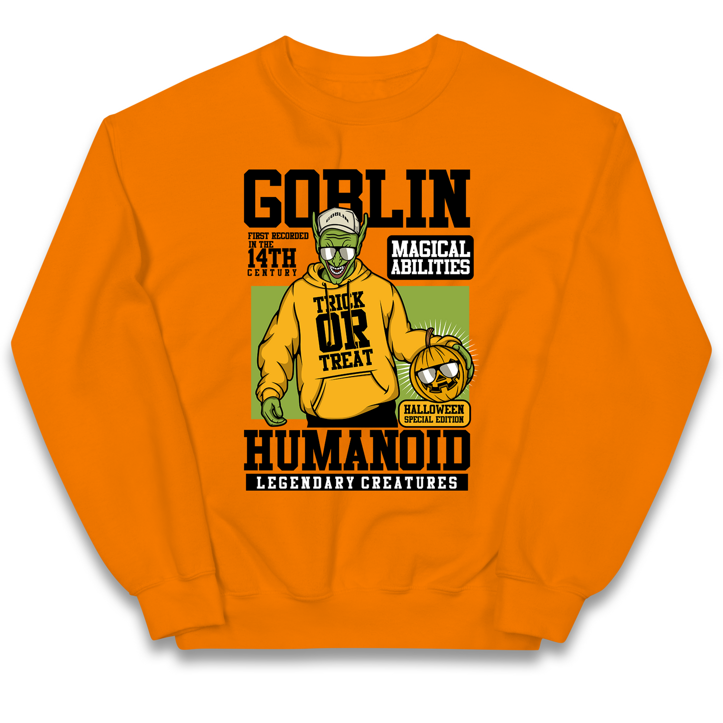Goblin Trick Or Treat Kids Jumper