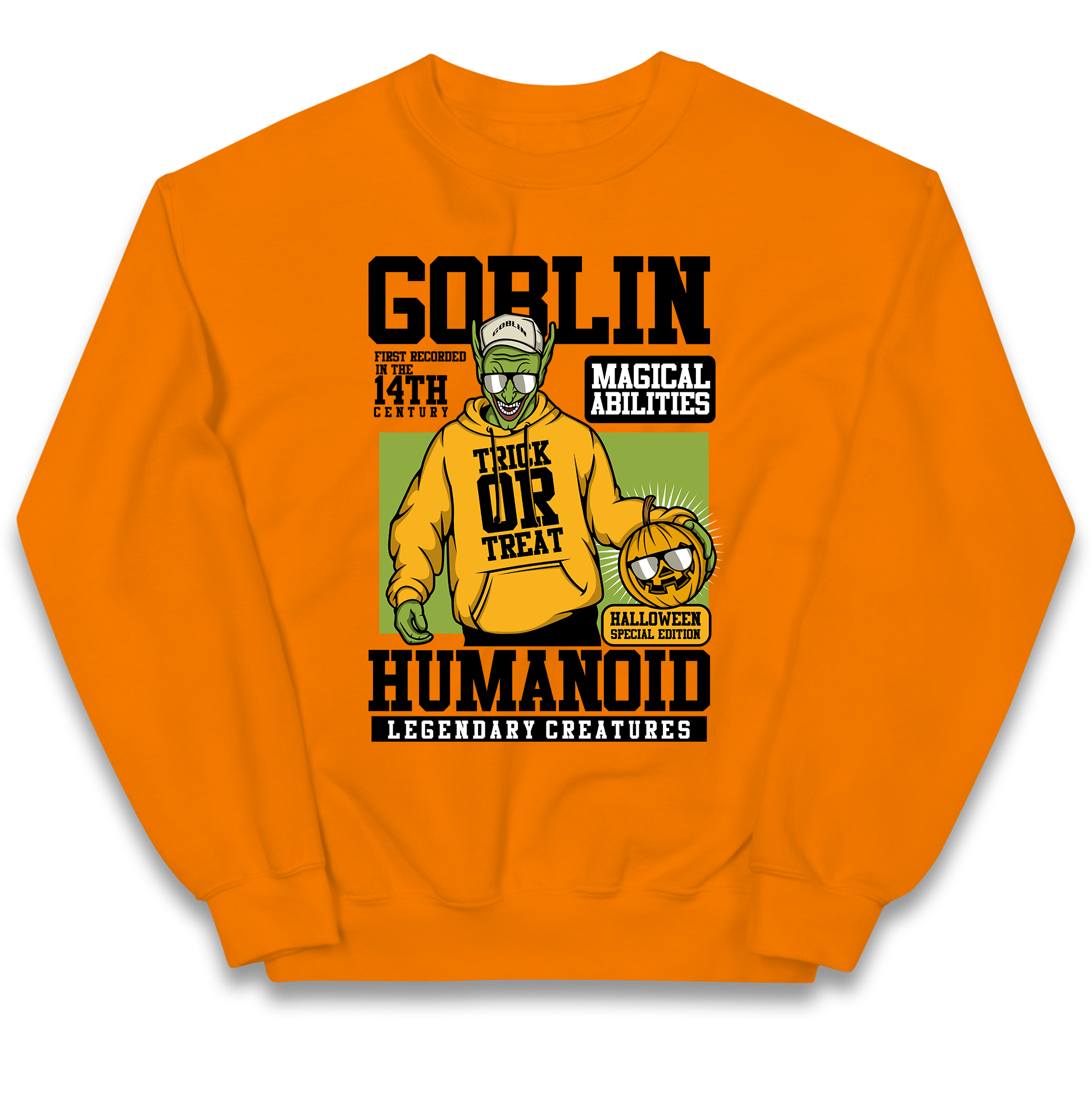Goblin Trick Or Treat Kids Jumper