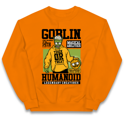 Goblin Trick Or Treat Kids Jumper