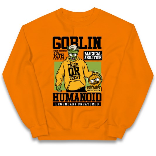 Goblin Trick Or Treat Kids Jumper