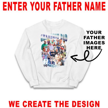 Fathers Day Personalised Kids Jumper