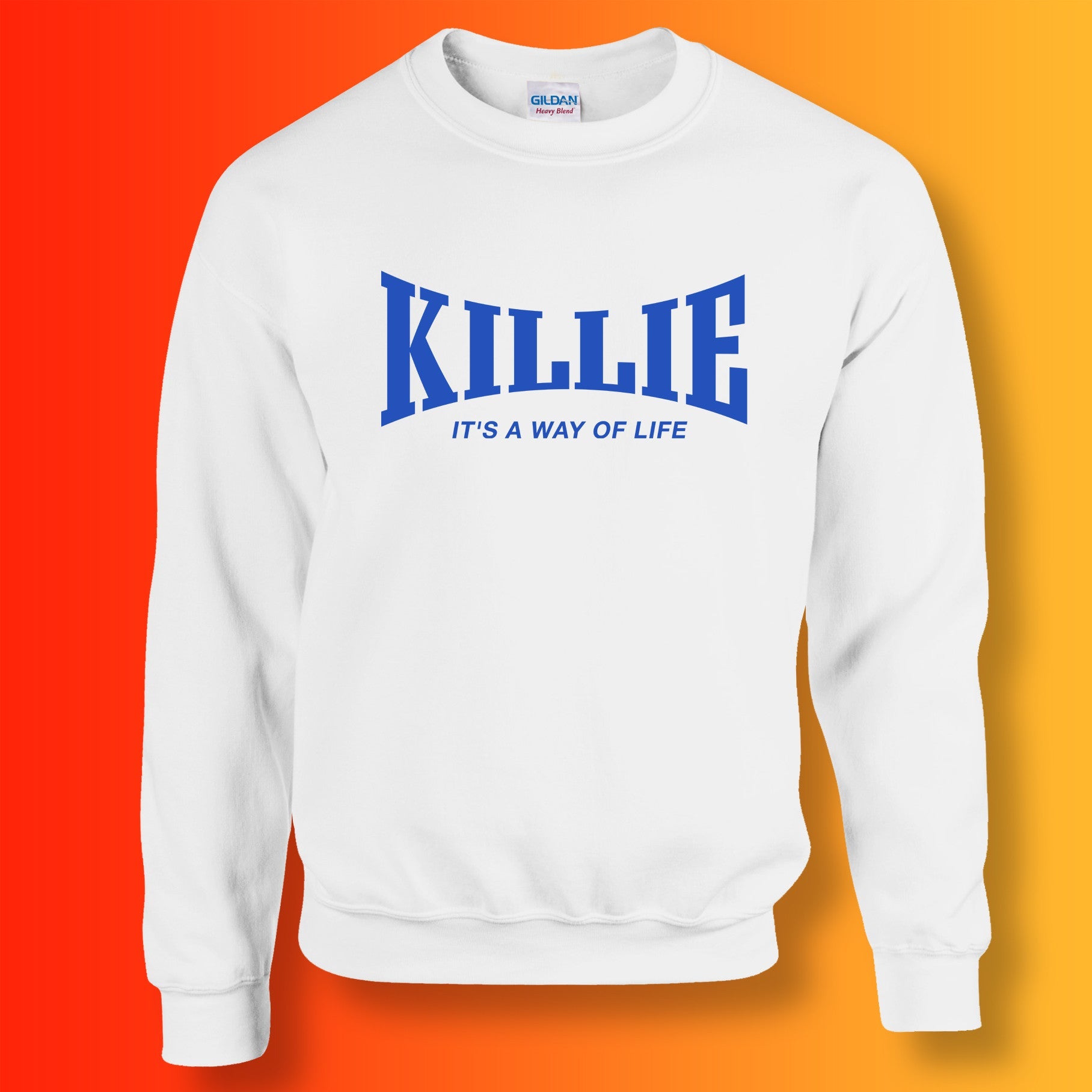 Killie Sweater with It's a Way of Life Design White