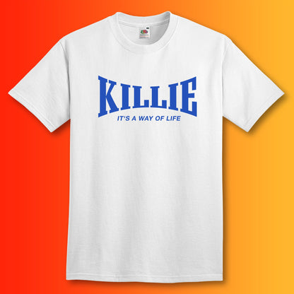 Killie Shirt with It's a Way of Life Design White