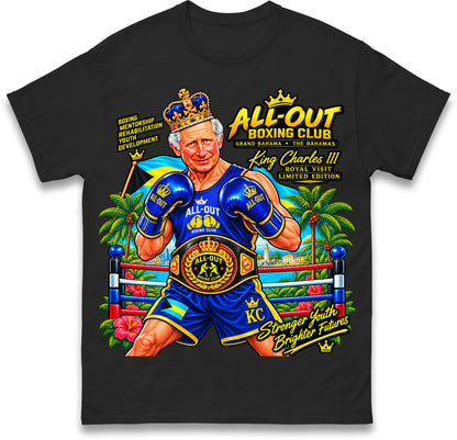 King Charles Boxing Academy Bahamas T Shirt
