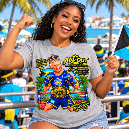 King Charles Boxing Academy Bahamas T Shirt