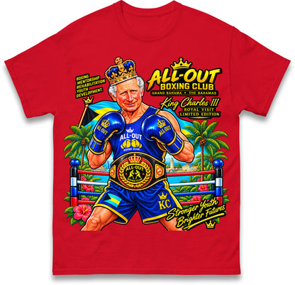 King Charles Boxing Academy Bahamas T Shirt