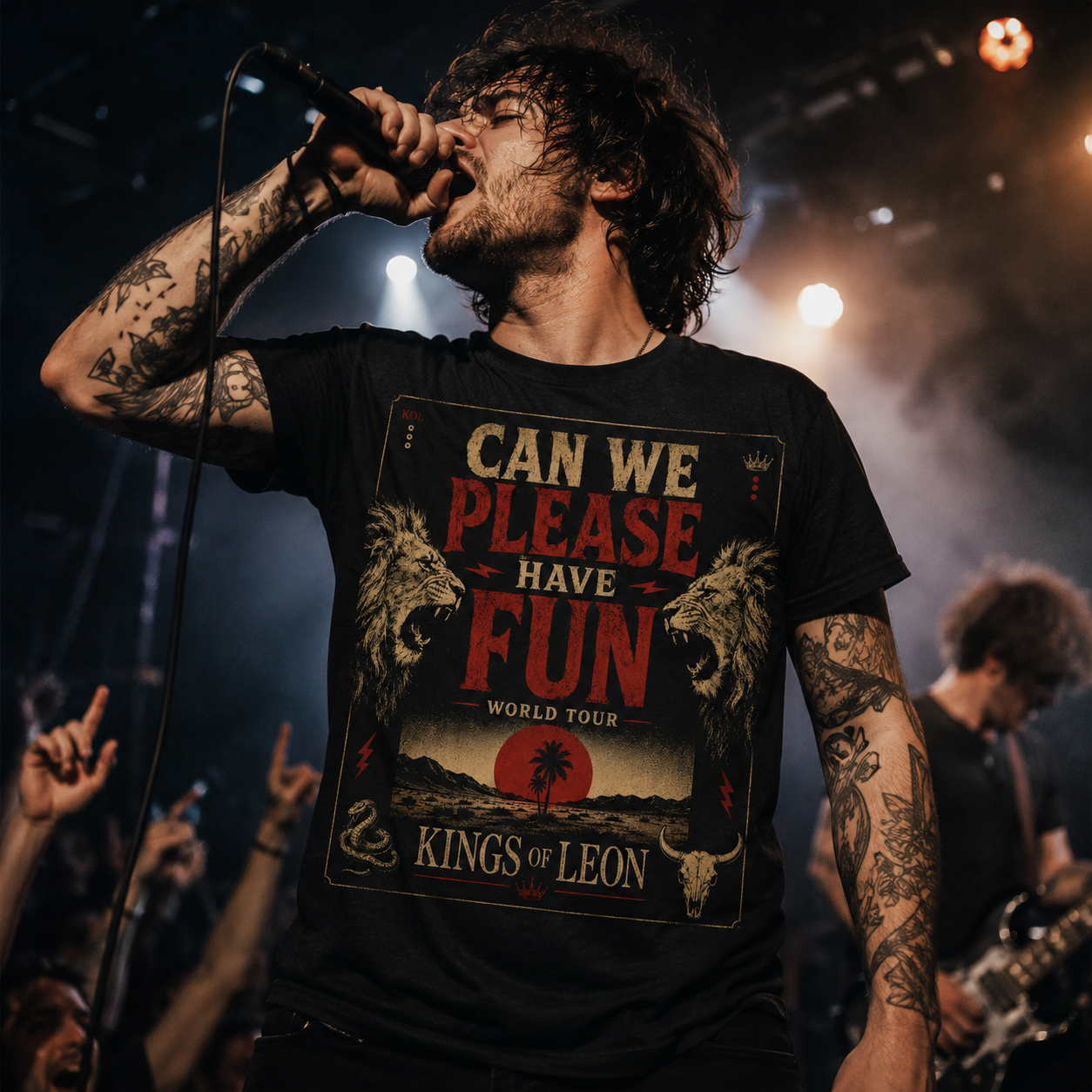 Kings of Leon Can We Please Have Fun World Tour 2026 T Shirt