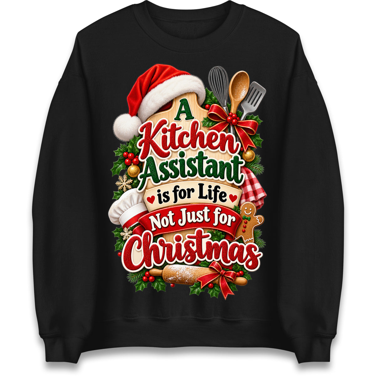 Kitchen Assistant Christmas Jumper