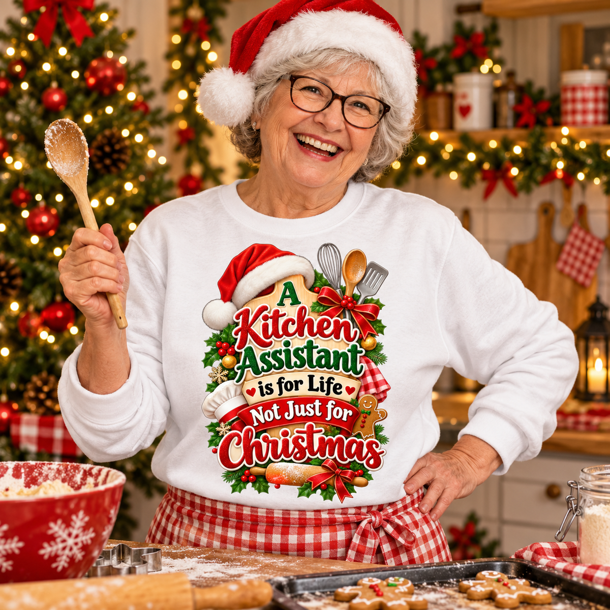 Kitchen Assistant Christmas Jumper