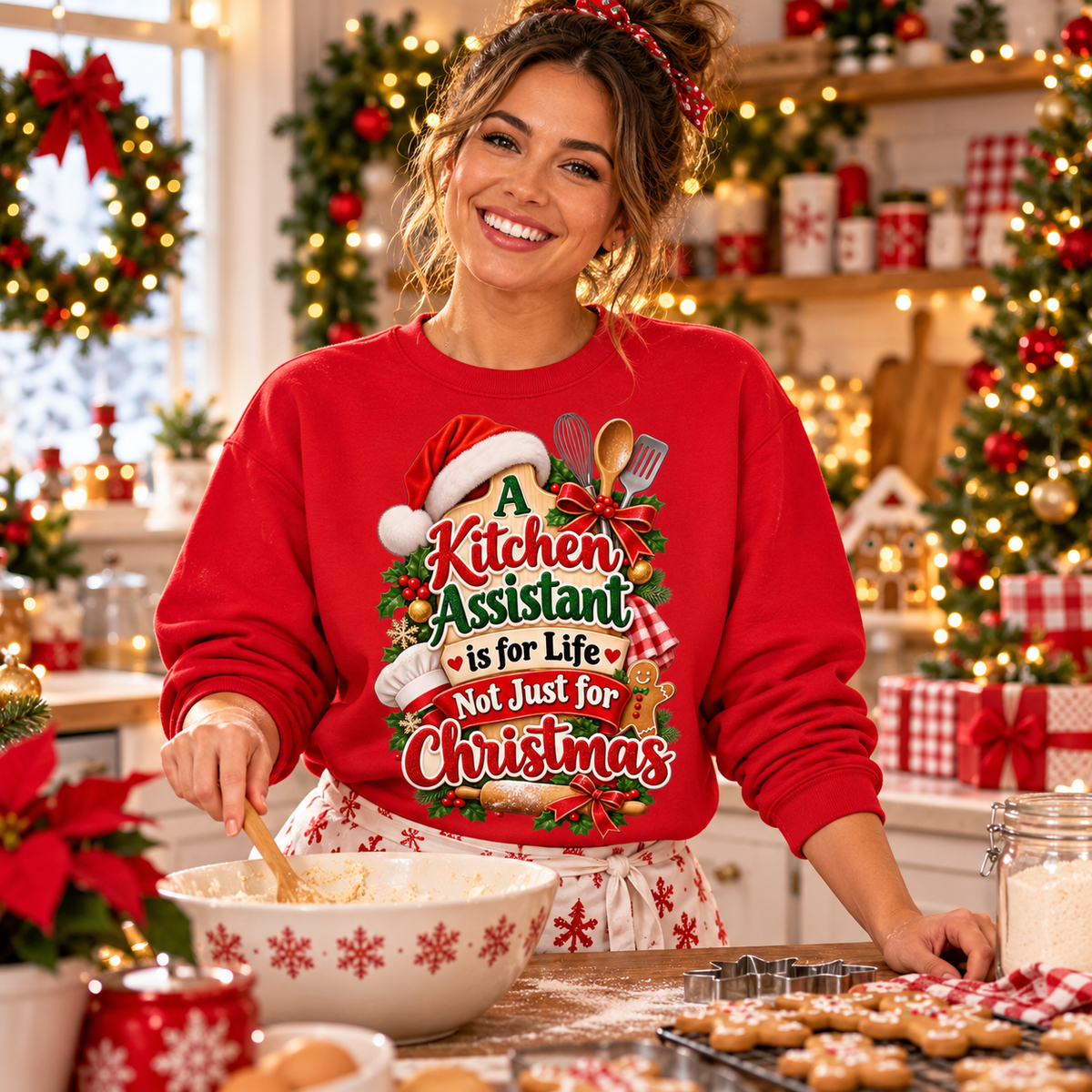 Kitchen Assistant Christmas Jumper