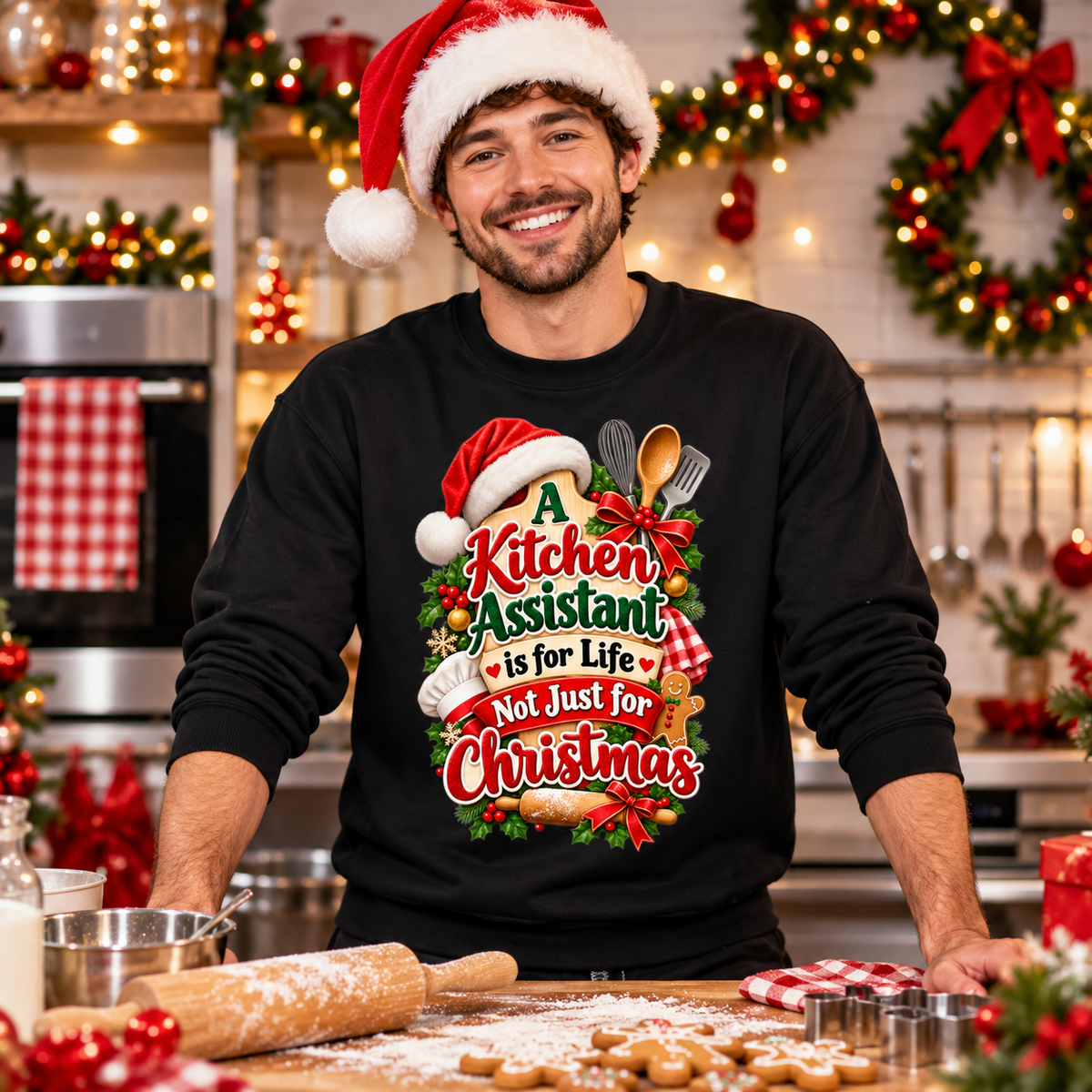 Kitchen Assistant Christmas Jumper